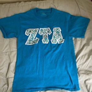 Size small ZTA T-shirt bright blue